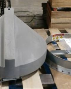 CAP HOLD DOWN PACKAGE W/PLASTIC LID,30 DEG PEAK RING AND HDW